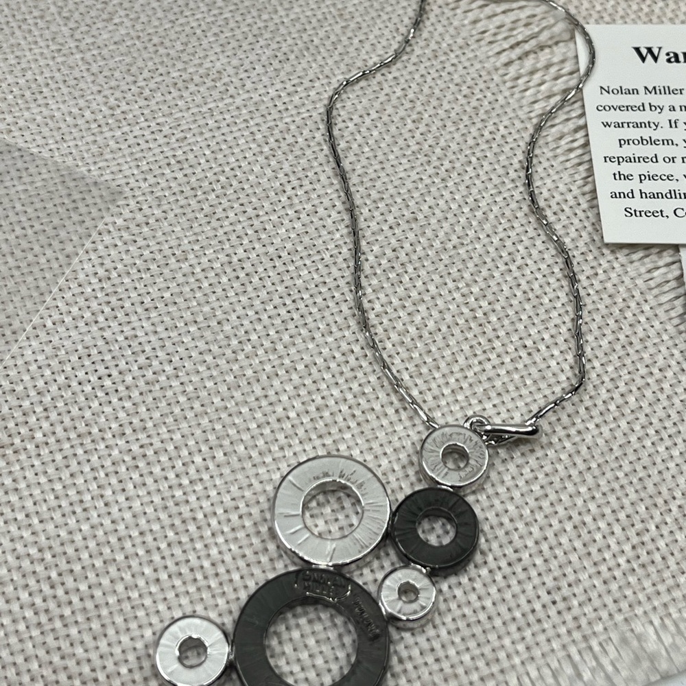 Vintage Nolan Miller “Buoyant Bubble” Pendant Necklace – Glamour Collection - Picture 11 of 17